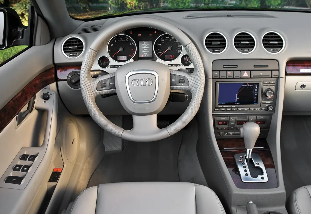 Audi A4 Cabriolet cargo area