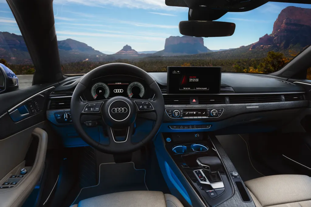 Audi A5 cargo area