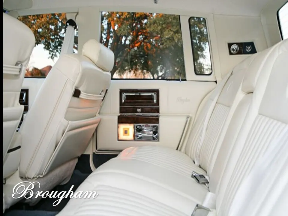 Cadillac Brougham cargo area