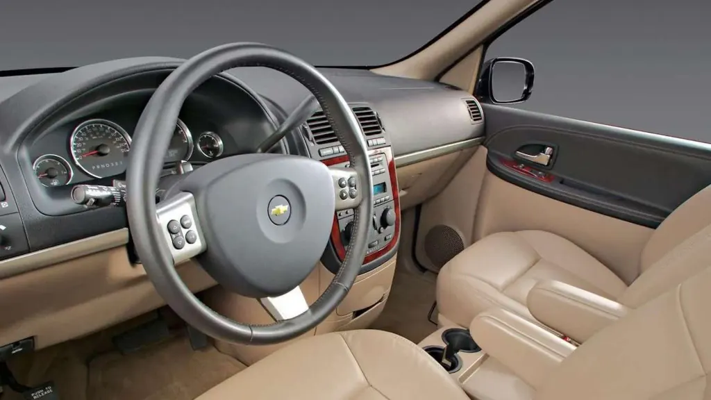 Chevrolet Uplander cargo area