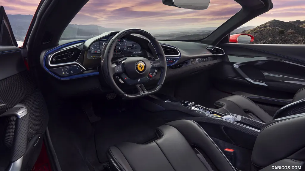 Ferrari 296 Spider cargo area