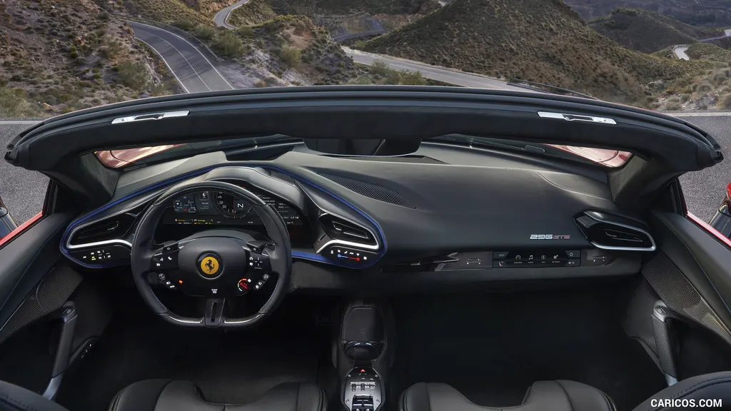 Ferrari 296 Spider cargo area