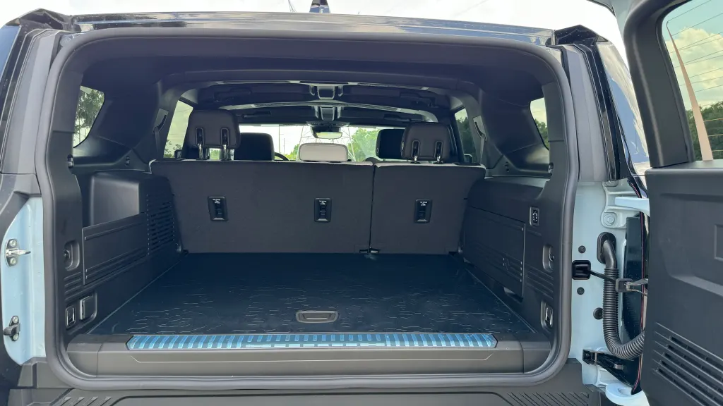 GMC Hummer EV SUV cargo area