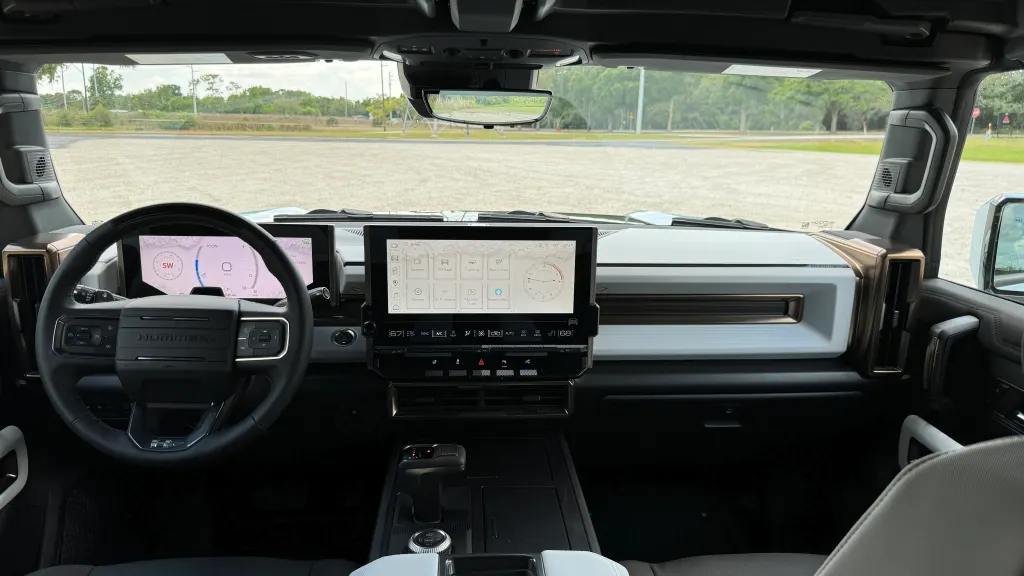 GMC Hummer EV SUV cargo area