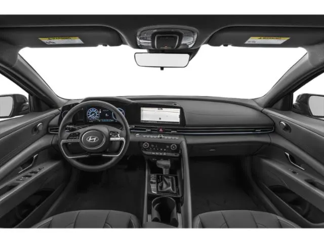 Hyundai Elantra Hybrid Blue cargo area