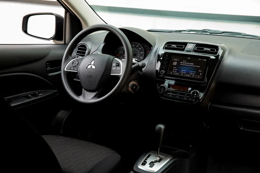 Mitsubishi Mirage cargo area
