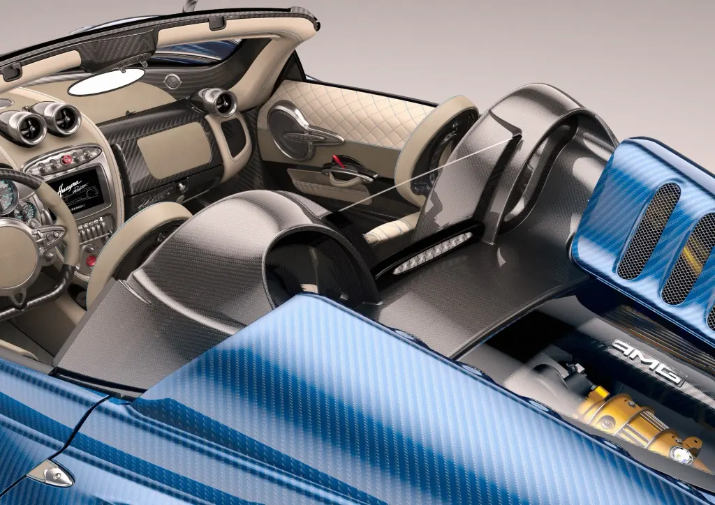 Pagani Huayra cargo area