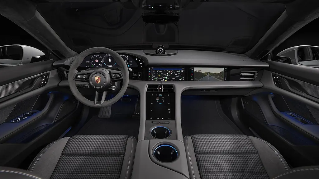 Porsche Taycan cargo area