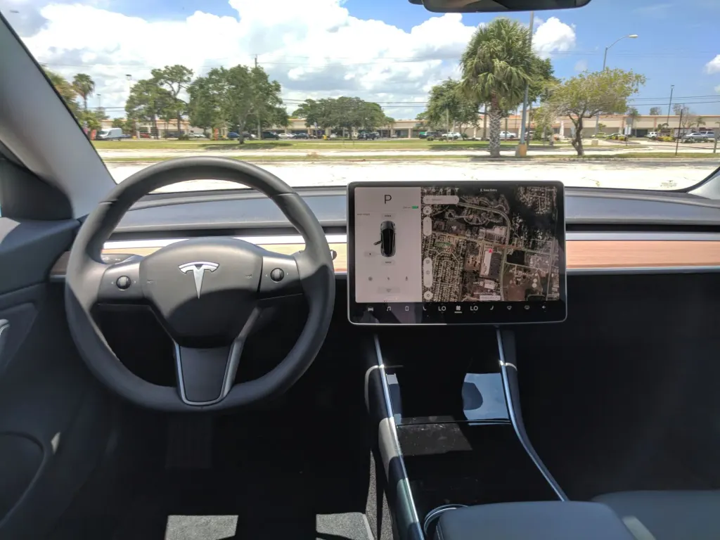 Tesla Model 3 cargo area