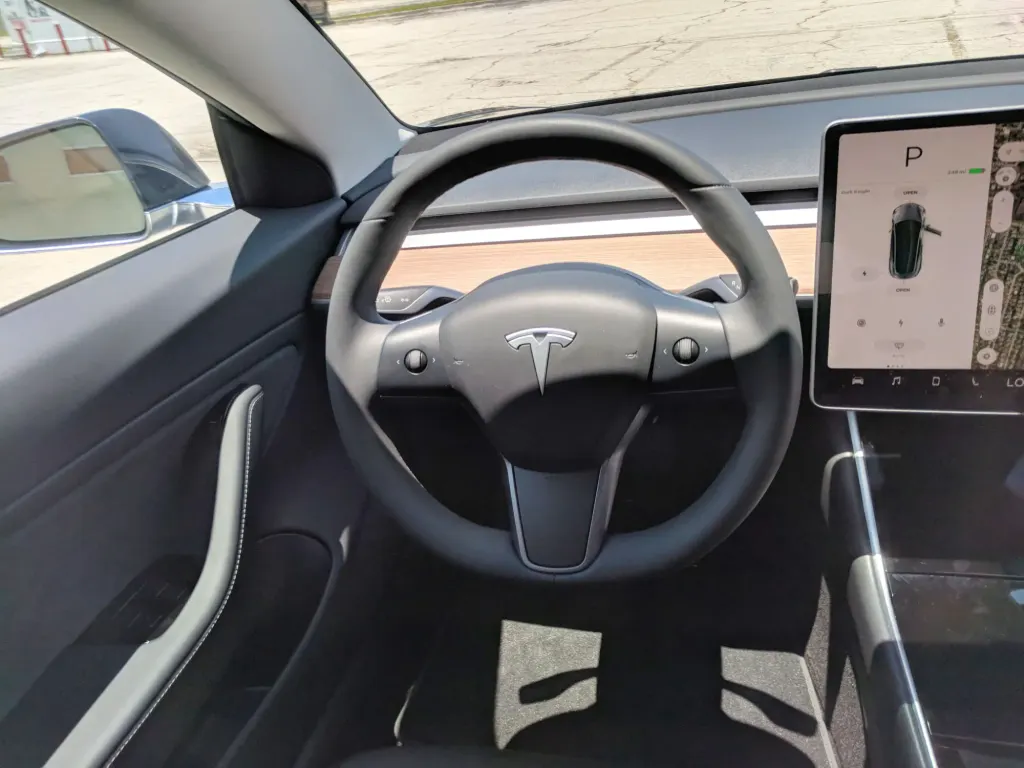 Tesla Model 3 cargo area